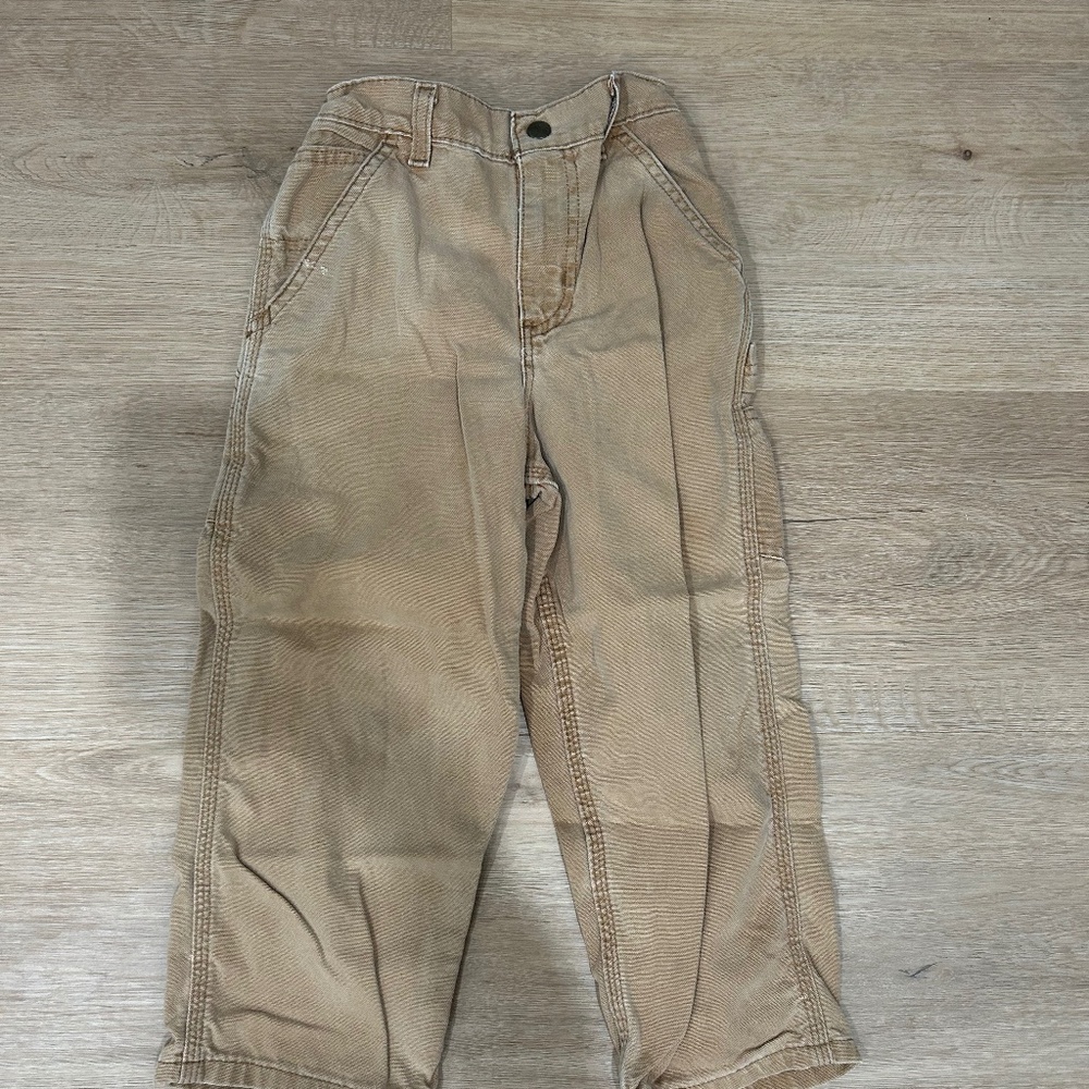 Boys Carhartt Canvas Trousers, size 5 - Picture 1 of 5